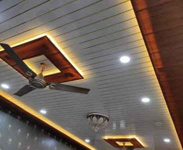 PVC Panel Ceiling installed by Swastik Wall Decor & Interiors