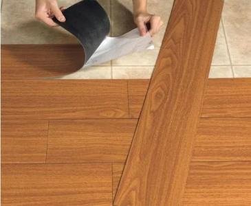 PVC Plank Flooring installed by Swastik Wall Decor & Interiors