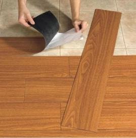 PVC Plank Flooring installed by Swastik Wall Decor & Interiors