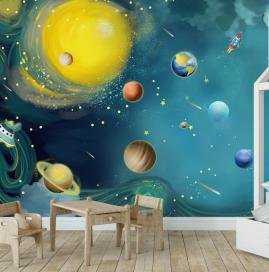 Kids Room Wallpapers installed by Swastik Wall Decor & Interiors